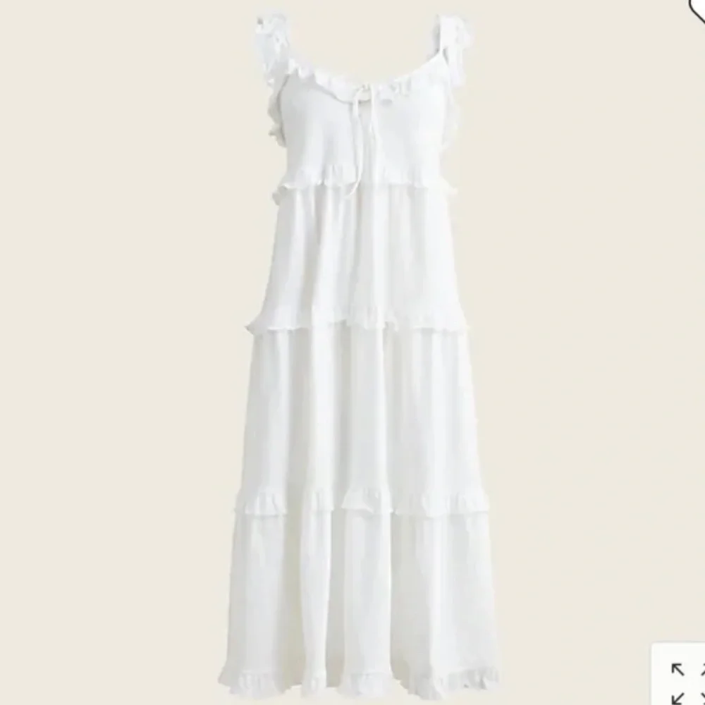 J Crew Tiered Knit Keyhole Maxi Dress Sz S NWT
